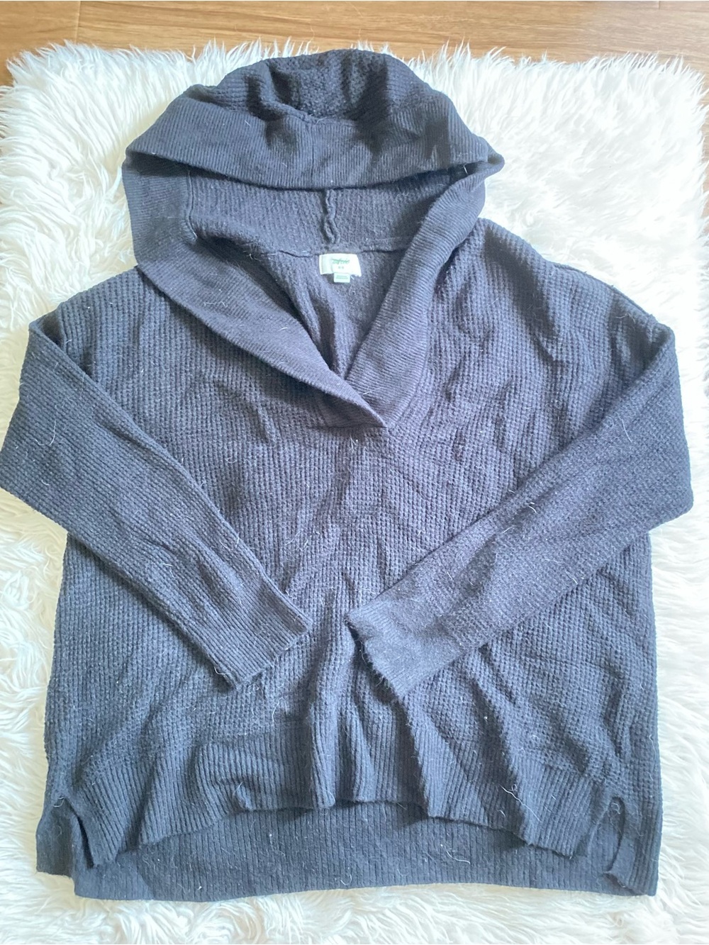 Aerie Oversized Knit Hoodie